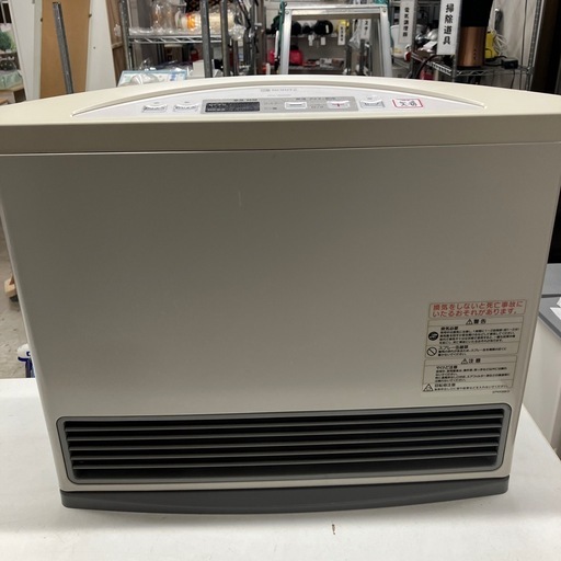 W2602-0767 ノーリツ　ガスファンヒーターGFH-5800S 2014年製　LPガス　動作確認済み　キズ汚れ有り