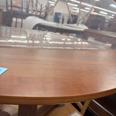 《リユースマン倉敷》ガス圧昇降式丸テーブル ダイニングテーブル  机の画像