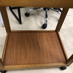 【ジャングルジャングル石津店】木製ワゴン ワゴン レンジ台 おしゃれ ブラウン  新生活 収納 堺市 西区 東区 北区 南区 堺区 の画像