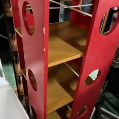 回転式　本棚　CDラックの画像