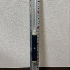 65093 ／ アルミカッター定規　カット師１ｍ　併用目盛　取手付の画像