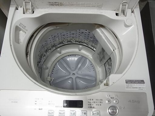 全自動洗濯機 シャープ ES-GE4B 4.5kg 2018年の通販はau PAY 