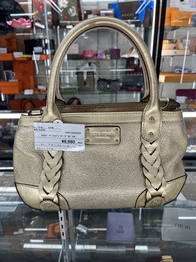 【ドリーム池田店】 kate spade ハンドバッグ ゴールド 255