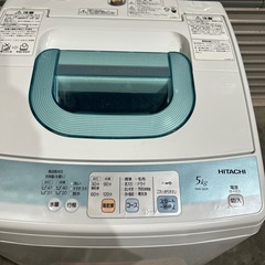 HITACHI 5キロ　洗濯機の画像