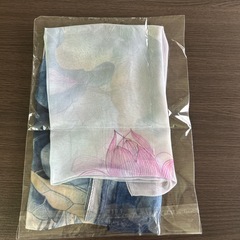スカーフ　蓮の花の画像