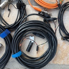 音響PAラインケーブル&撮影用コンパクトレフ板の画像