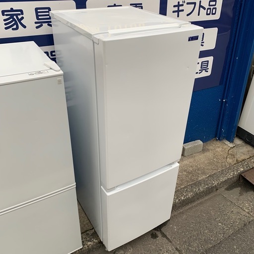 2020年製　ヤマダ　2ドア冷蔵庫　156L YRZ-F15G1