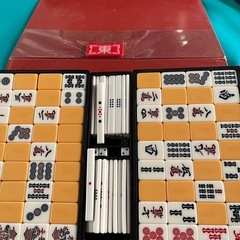 麻雀セット　プレイマット付きの画像