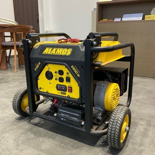 発電機　AT3990ES　ALAMOS　発電　蓄電 【現状販売・動作確認済】　