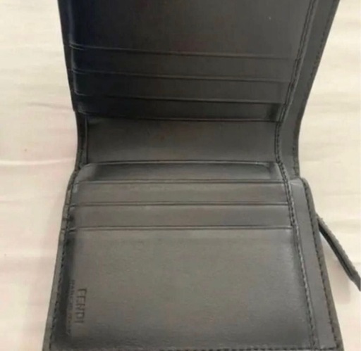 FENDI フェンディ 二つ折り財布 FFロゴ ズッカ柄