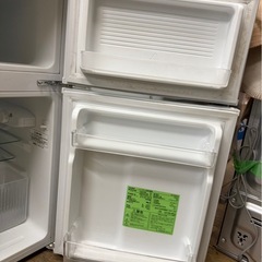 2ドア冷蔵庫 RCT90WH/Eの画像