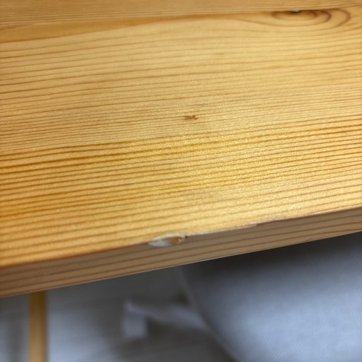 【お安くしました】無印良品　パイン材折りたたみテーブルと椅子のセット