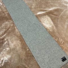 ランバンLANVINマフラー ストール ショール スカーフgrayグレイグレー灰色系無地cashmereカシミヤカシミア100％ スコットランド製ユニセックス男女兼用 レディースlady'sLADYS女性用婦人ウィメンズwomen’sメンズmen’s男性用紳士の画像