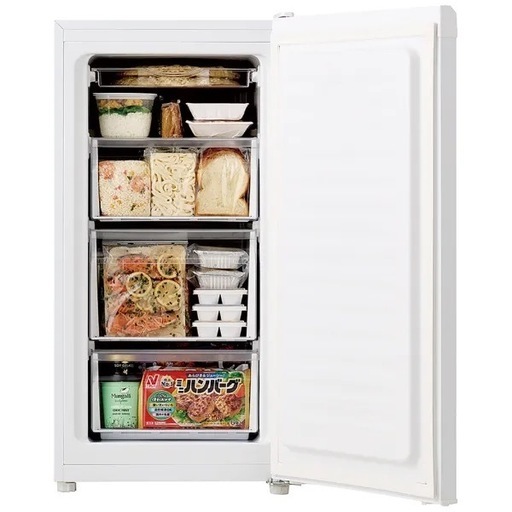 ◯新品 正規品 ハイアール 冷凍庫 102L 冷凍ストッカー Haier JF-U10A セカンド冷凍庫 スリムボディ 1ドア 右開き