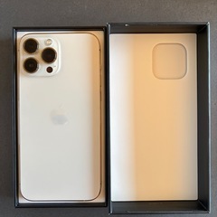【美品】Apple iPhone 13ProMax ゴールド 箱・付属品付きの画像
