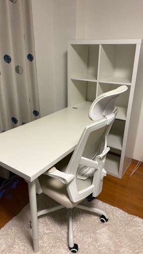 デスク　棚　チェア