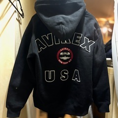 AVIREX  ジップアップパーカー⭐️値下げしましたの画像