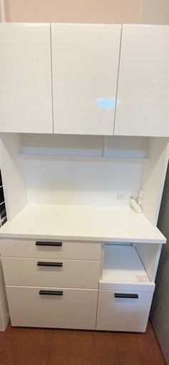 食器棚 カップボード  白 シンプル オシャレ