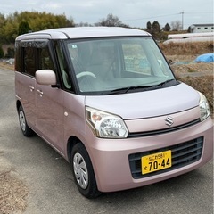 スズキスペーシア🌟車検2年つき🌟Bluetoothナビ🌟純正キー２つ🌟外装内装かなり綺麗🌟 の画像
