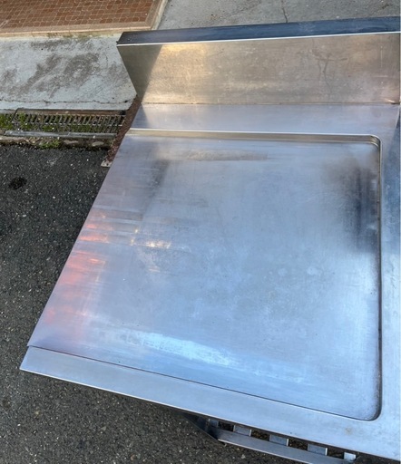 業務用 食洗機 クリーンテーブル 幅620×奥700×高さ815+170(mm)  右側用 作業台 調理台食器洗浄機 厨房機材 厨房機器 ラックスライド 大阪