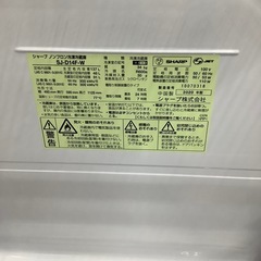 2020年製！SHARPの2ドア冷蔵庫！　SJ-D14F-W【トレファク東久留米店】の画像