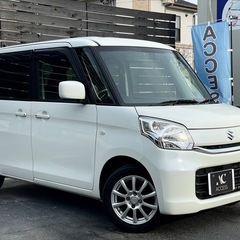 安心の総額表示！車検満たん★スズキスペーシア禁煙車ハイブリッド両側電動スライドBluetoothナビGoogleレーダーブレーキ！シートヒーターの画像