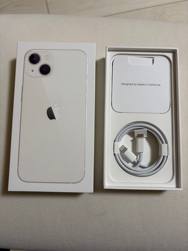 iPhone13 スターライト 
128g 純正バッテリー98%