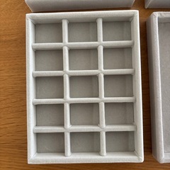 無印 内ベロアケース アクセサリートレイの画像