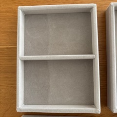 無印 内ベロアケース アクセサリートレイの画像