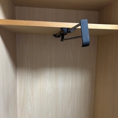 衣装タンス　ハンガーラック付きの画像