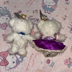 ディズニーストア ユニベアシティー ホイップ・パフィー キーチェーン  ドナルド デイジーの画像