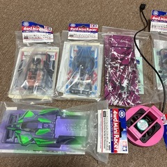 ピンクボディは、売り切れました☆【タミヤ　ミニ四駆　塗装済みクリアボディ・アズール・サンダーショットmark II セット】の画像