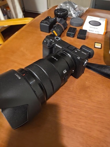【極美品】SONY α6400 (ILCE-6400) + Gレンズ(SELP18105G) + 標準レンズ 豪華フルセット