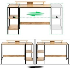 シンプルデスク　机
の画像