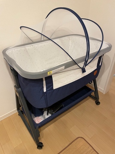 HZDMJ ベビーベッド 折りたたみ おすすめ 添い寝ベッド