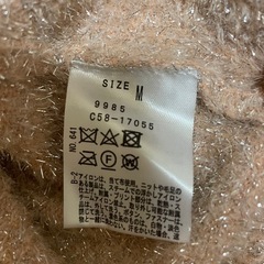 レディース ニットMサイズの画像