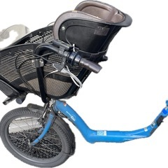 ヤマハ 電動自転車　PAS Kiss mini XLブルー 12.8Ahの画像