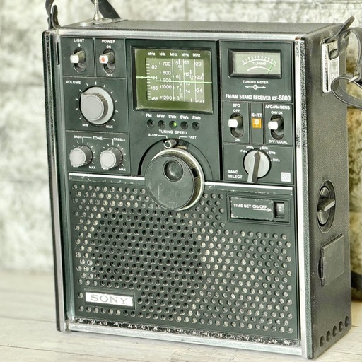 SONY「スカイセンサー5800」'70年代BCLラジオ
