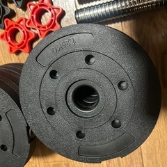 ダンベル、ベンチセットの画像