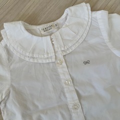 【美品】familiar100デニムワンピla poche biscuitの画像