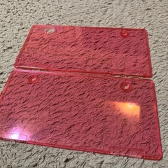 当時物　車　ナンバーカバー　ナンバーフレーム　の画像