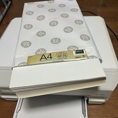 プリンターColorio EP-709A  
A4用紙　予備インクの画像