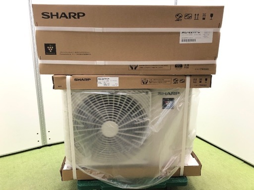 標準取り付け工事費込み ！2025年モデル 新品未開封♪シャープ SHARP エアコン おもに6畳用 6畳～9畳 2.2kW プラズマクラスター 除菌 脱臭  AC-22TFC YD02038MA