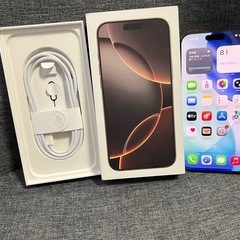 iPhone 16Pro MAX 256GB デザートチタニウムの画像