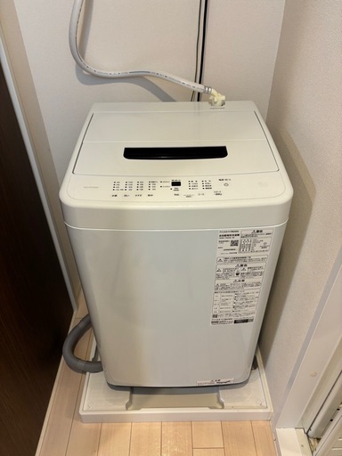 アイリスオーヤマ 洗濯機 2025年製6kg｜使用1年未満｜美品｜動作良好｜引取限定
