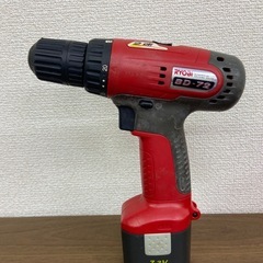 RYOBI 充電式ドライバードリル BD-72 7.2Vの画像