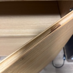 無印良品キャビネットタモ材の画像