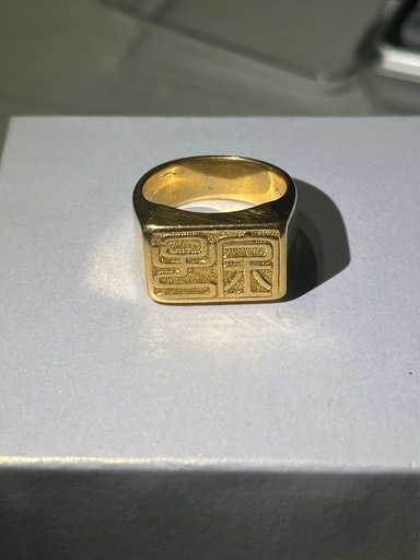 K18 印台リング 金
