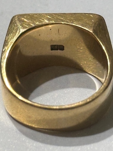 K18 印台リング 金