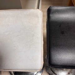 【無料】カウンターチェア4脚（サビ・汚れあり）藤井寺市／玄関前引き取り の画像